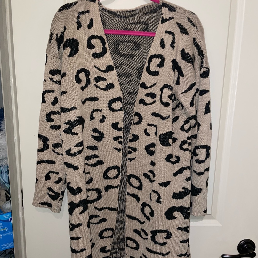 Leopard cardigan